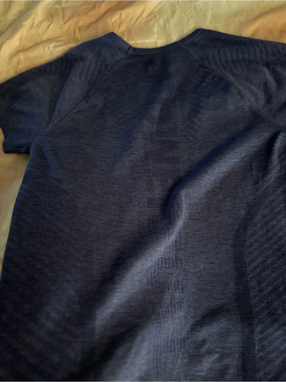 Athleta Girl | Navy “Powerful” Short Sleeve Active Workout Tee | Size Large